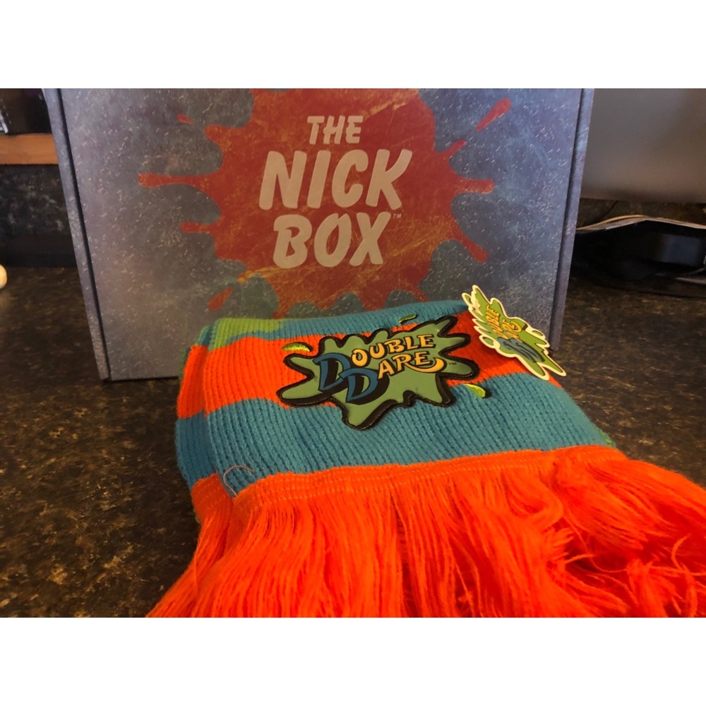 Nickelodeon Double Dare Knit Winter Scarf
